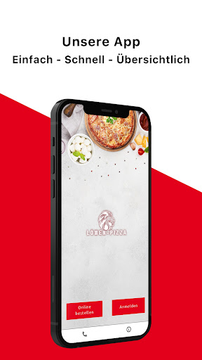 Android application Löwen-Pizza screenshort