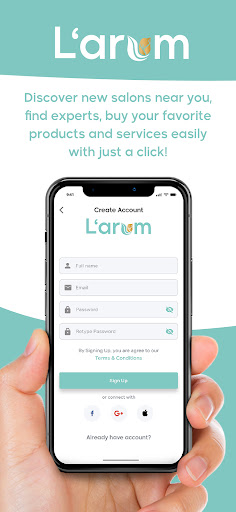 Android application Larum - لاروم screenshort