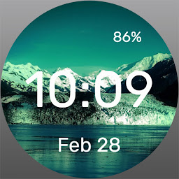Icon image Green Mountains - Watch Face