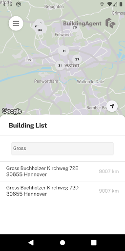 Android application CAPSA screenshort