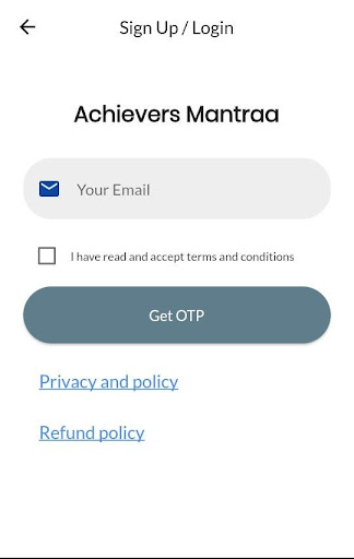 Achievers Mantraa Screen 3
