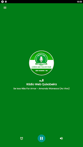 Android application Web rádio Quixabeira screenshort