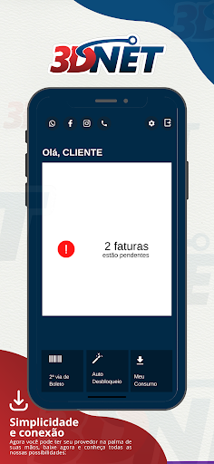 Android application 3DNET TELECOM screenshort