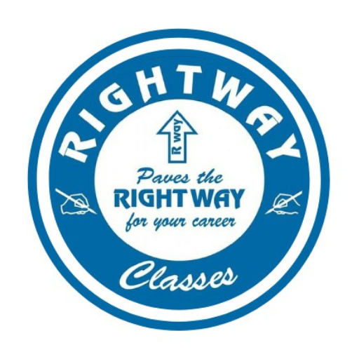 RIGHTWAY classes (P.K. Jha) logo