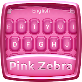 Pink Zebra Keyboard Theme icon