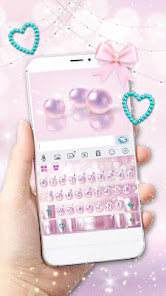 Tema Keyboard Pink Girly Luxur 8.7.10518 APK + Mod (Unlimited money) untuk android