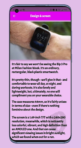 Amazfit Bip 3 Pro Guide Screen 3
