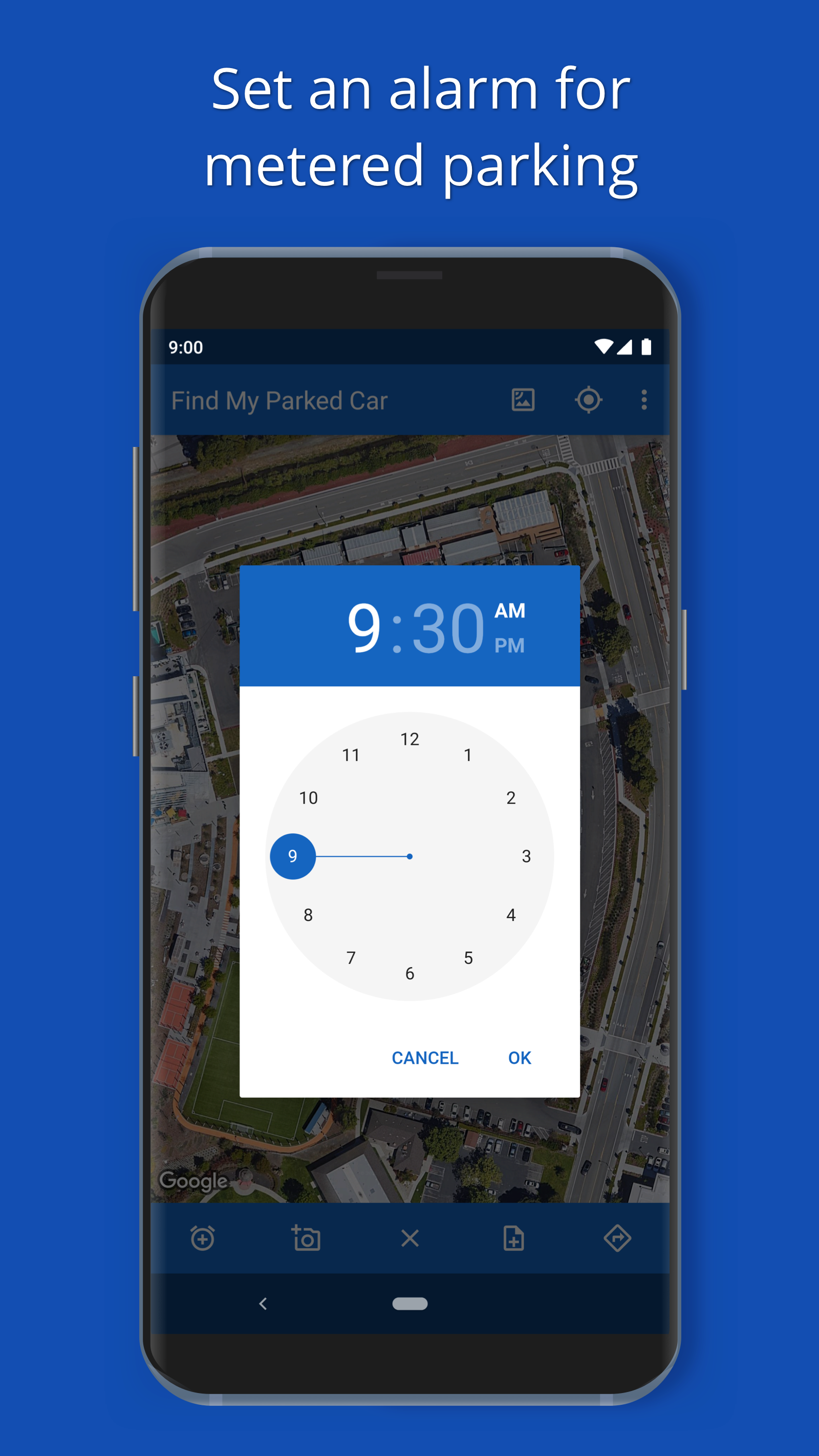 Android application Find My Parked Car - Automatically Locate Car screenshort