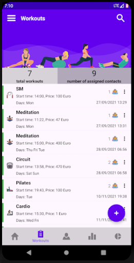 FitPocketStudio Screen 2