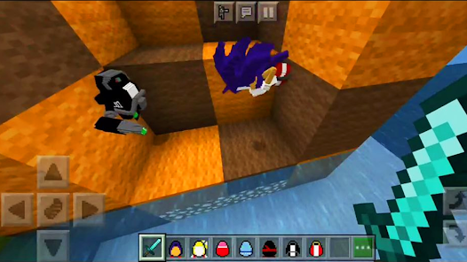 Captura de Pantalla 7 Sonic craft Hedgehog 2 mod android