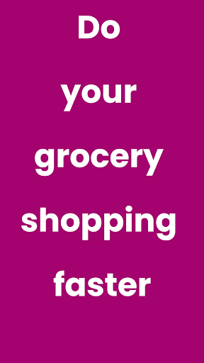 Android application GroceryGPS:In-store navigation screenshort