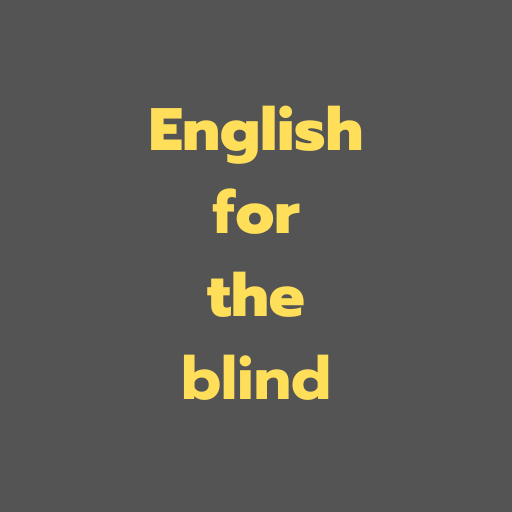 English for the blind logo