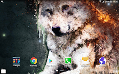 screenshot of Wolves Live Wallpaper