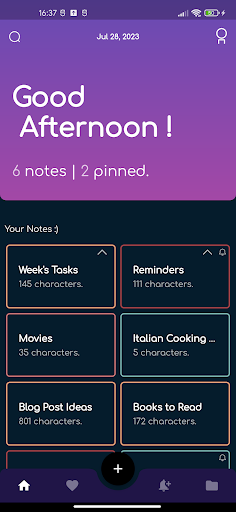 Android application LeafWaves screenshort