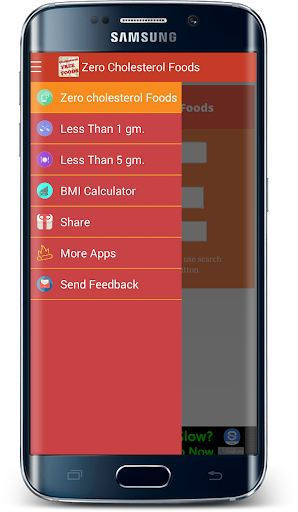 Android application Zero & Low Cholesterol Foods screenshort