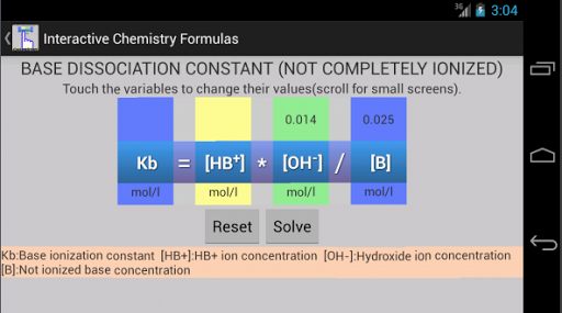 Interactive Chemistry Screen 3