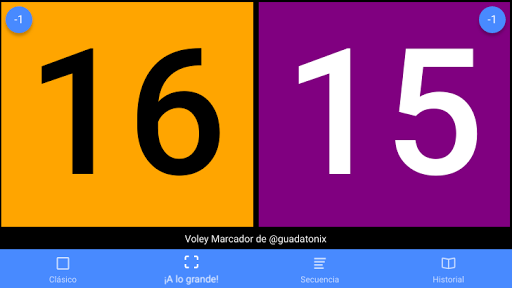 Voley Marcador Screen 2