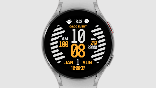 IWF Digital Pro III watch face Screen 3