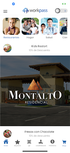 Android application Workpass.mx screenshort