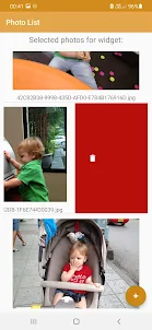 Photo List widget