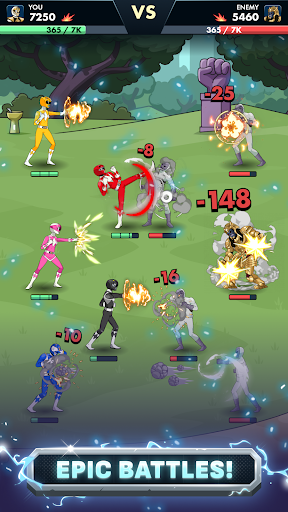Screenshot of Power Rangers Mighty Force