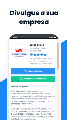 Android application OSfacil screenshort