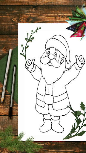 Android application Christmas Drawing App screenshort