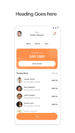 TipMe Screen 2