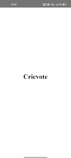 Android application Cricvote screenshort