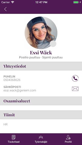 Android application Happis screenshort