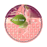 Pink rose GO Keyboard icon