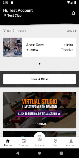 Android application Topnotch Gyms screenshort