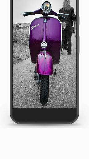 Motor Vespa Wallpaper Screen 3