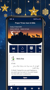Prayer Times: Azan & Qibla
