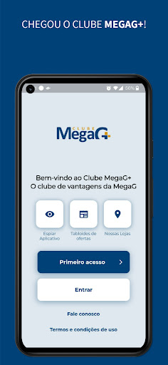 Android application Clube MegaG Mais screenshort