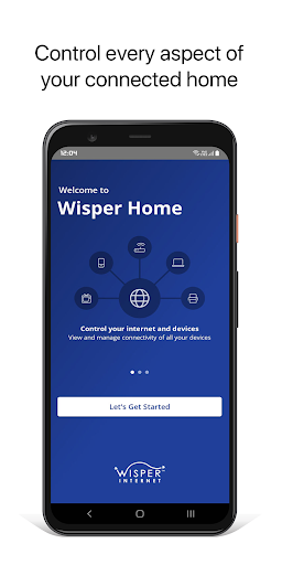 Android application Wisper Home screenshort