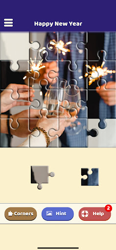 Happy New Year Puzzle Screen 2