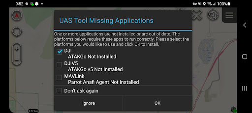 Android application ATAKGo screenshort