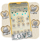 Golden Heart Love Launcher Theme Скачать для Windows