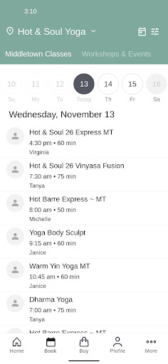 Hot & Soul Yoga Screenshot 2 - AppWisp.com