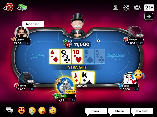 MONOPOLY Poker - Texas Holdem 21
