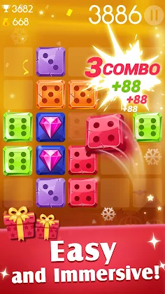Jewel Story: Dice Merge Number - Screenshot 4