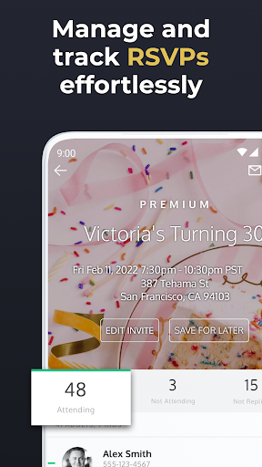Poply: Party Invitation Maker Screen 3