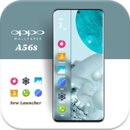Oppo A56s Themes and Launcher logo
