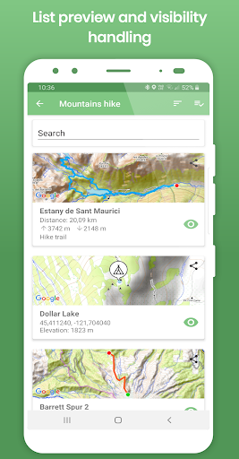 Tracklia: GPX, KML, KMZ & maps - Tools - apps