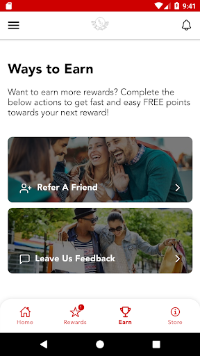 Android application VSN Rewards screenshort