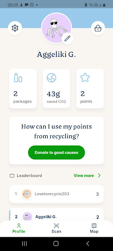 Android application Whywasteme screenshort