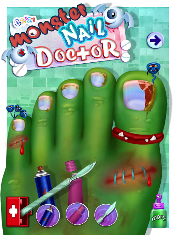 Crazy Monster Toe Nail Doctor - 2.0.5 - (Android)