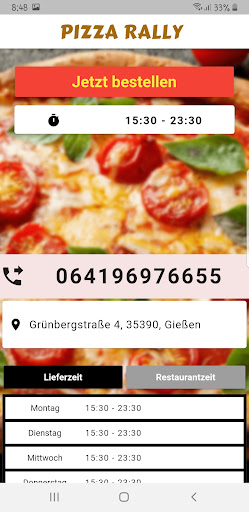 Pizza Rally Giessen Screen 2