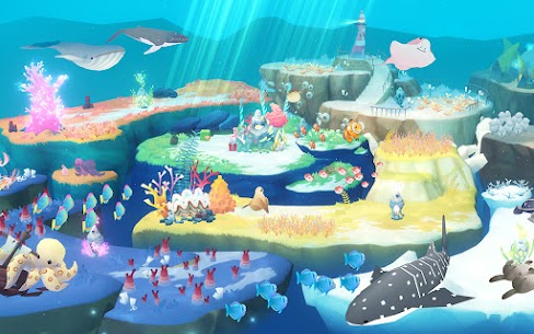 HELLO WHALE : IDLE AQUARIUM 1.39 Apk + Mod + Data 1